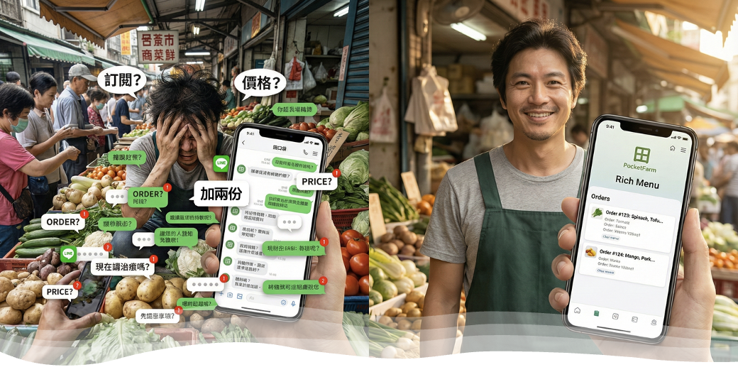 混亂的 LINE 私訊收單